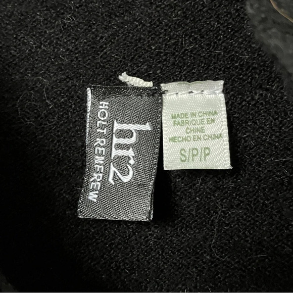 hr2  Holt Renfrew Black Soft Stretch Knit Ruffle Dress - Picture 4 of 8